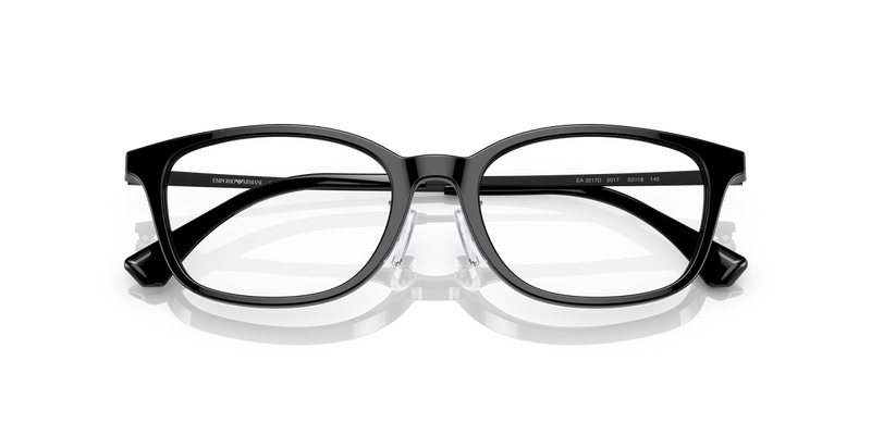 Emporio Armani EA3217D in Shiny Black / Demo Lens (5017) - Alternate View