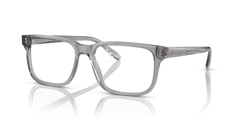 Emporio Armani EA3218 in Shiny Transparent Grey / Demo Lens (5075) - Alternate View