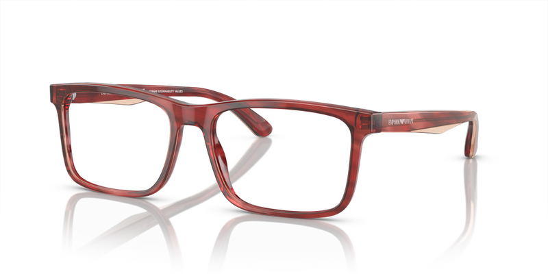 Emporio Armani EA3227 in Shiny Bordeaux/Top Smoke - Alternate View