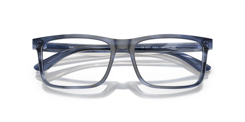 Emporio Armani EA3227 in Shiny Blue/Top Smoke - Alternate View