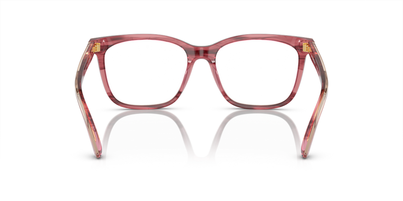 Emporio Armani EA3228 in Shiny Bordeaux/Top Light Brown - Temple Detail