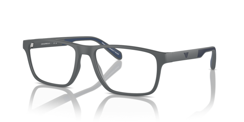 Emporio Armani EA3233 in Matte Dark Grey / Demo Lens (6103) - Alternate View