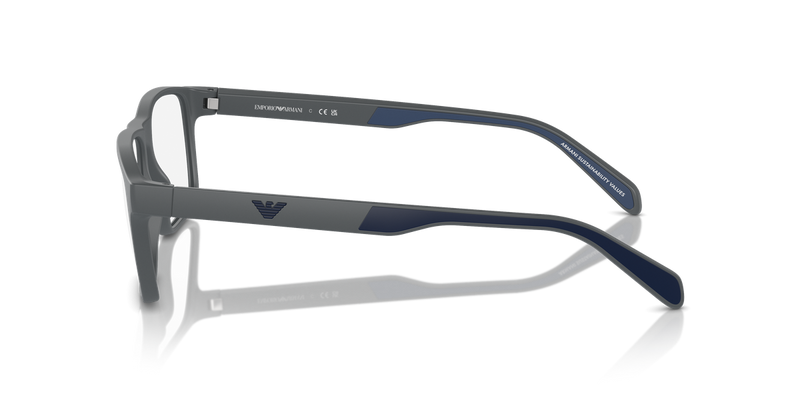 Emporio Armani EA3233 in Matte Dark Grey / Demo Lens (6103) - Alternate View