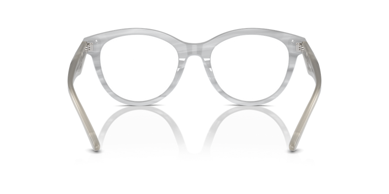 Emporio Armani EA3236 in Shiny Striped Grey / Demo Lens (6114) - Alternate View