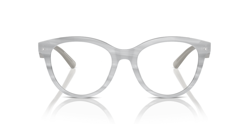 Emporio Armani EA3236 in Shiny Striped Grey / Demo Lens (6114) - Alternate View