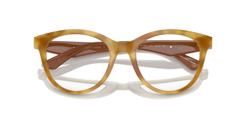 Emporio Armani EA3236 in Shiny Light Havana / Demo Lens (6115) - Alternate View