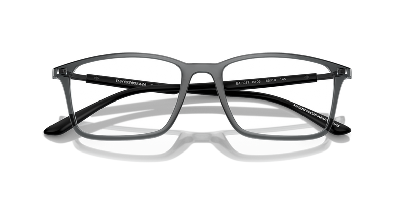 Emporio Armani EA3237 in Shiny Transparent Black - Alternate View