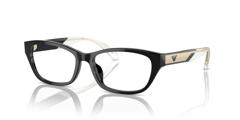 Emporio Armani EA3238U in Shiny Black - Front View