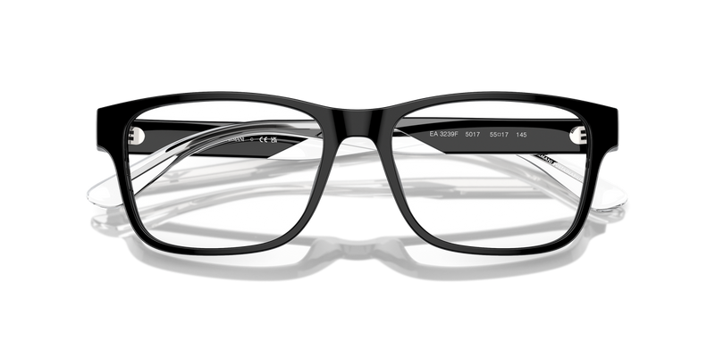 Emporio Armani EA3239F in Black / Demo Lens (5017) - Side View