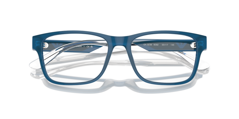 Emporio Armani EA3239 in Shiny Opaline Blue - Alternate View