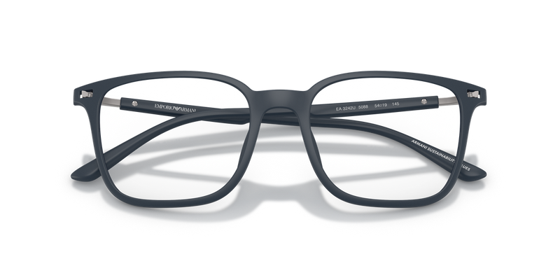 Emporio Armani EA3242U in Blue Opaco / Demo Lens (5088) - Side View