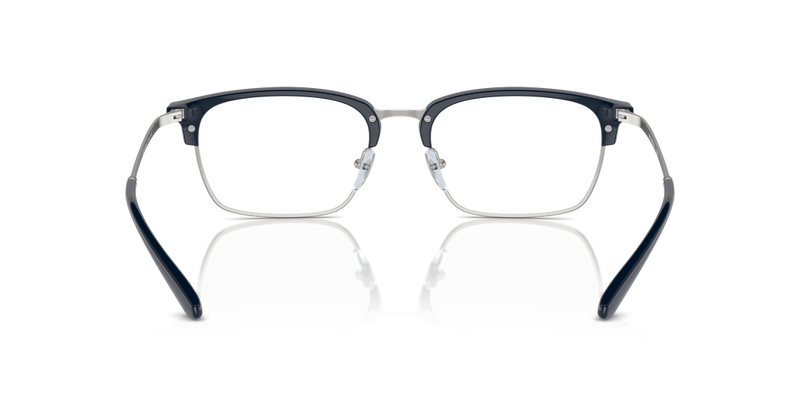 Emporio Armani EA3243 in Shiny Blue/Matte Silver - Temple Detail