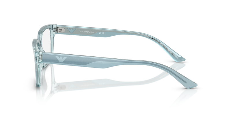 Emporio Armani EA3244 in Iridescent Light Blue / Demo Lens (6178) - Alternate View