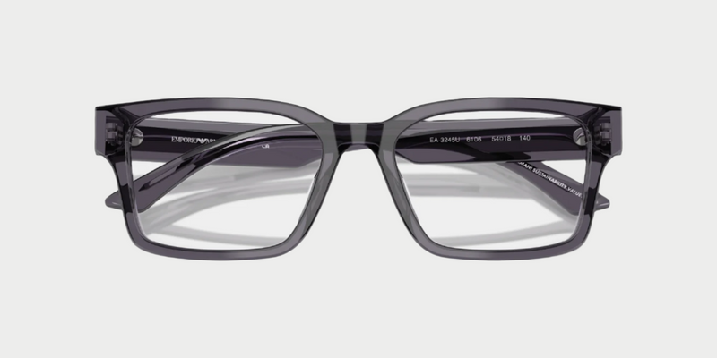 Emporio Armani EA3245U in Transparent grey - Front View