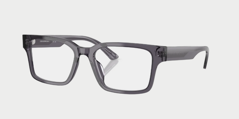 Emporio Armani EA3245U in Transparent grey - Back View