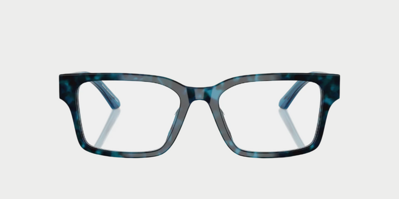 Emporio Armani EA3245U in Havana blue - Temple Detail
