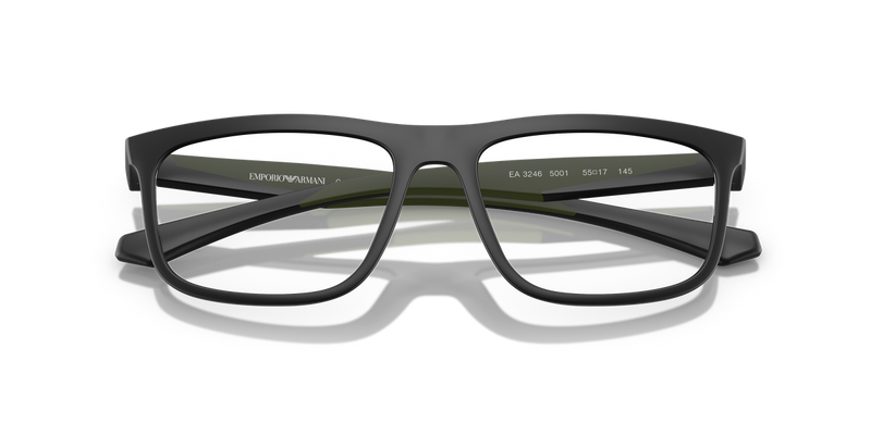 Emporio Armani EA3246 in Matte Black - Side View