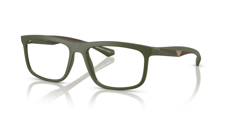 Emporio Armani EA3246 in Matte Green - Alternate View