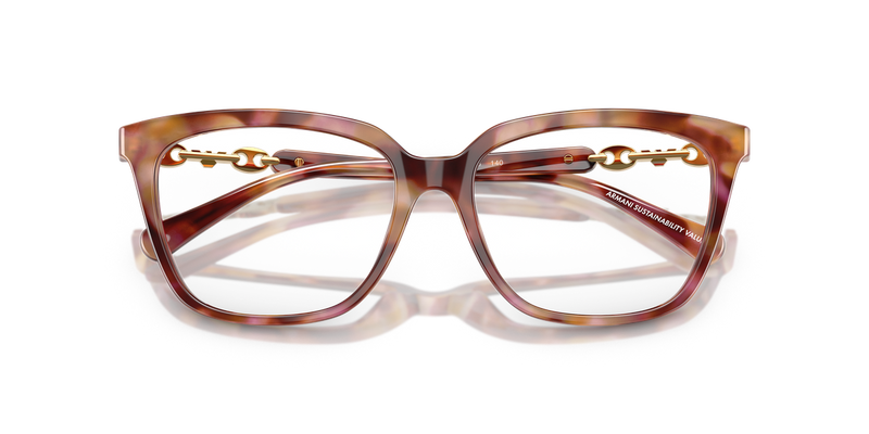 Emporio Armani EA3248 in Shiny Havana Red - Alternate View