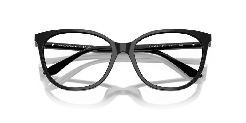 Emporio Armani EA3249U in Shiny Black - Side View