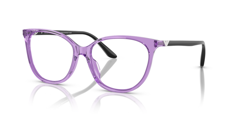 Emporio Armani EA3249U in Shiny Transparent Violet - Alternate View