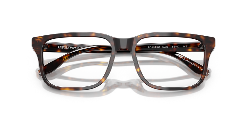 Emporio Armani EA3250U in Shiny Havana / Demo Lens (5026) - Side View