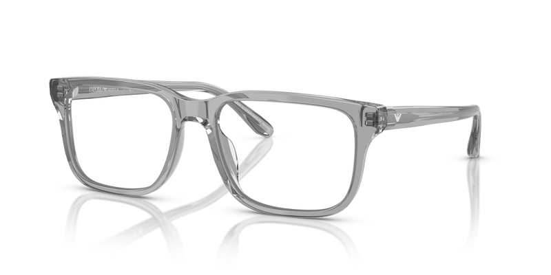 Emporio Armani EA3250U in Shiny Transparent Grey / Demo Lens (6202) - Alternate View