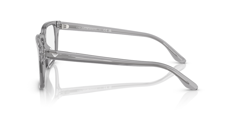 Emporio Armani EA3250U in Shiny Transparent Grey / Demo Lens (6202) - Alternate View