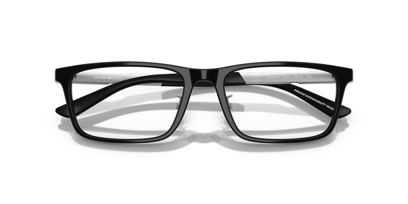 Emporio Armani EA3251D in Shiny Black - Alternate View