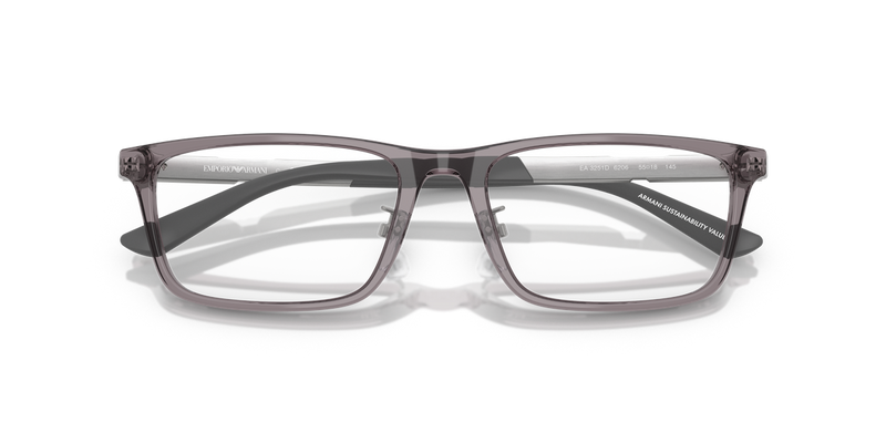Emporio Armani EA3251D in Shiny Transparent Grey - Alternate View