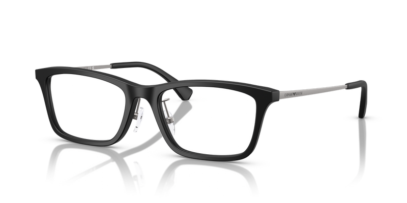 Emporio Armani EA3252D in Matte Black / Demo Lens (5001) - Front View