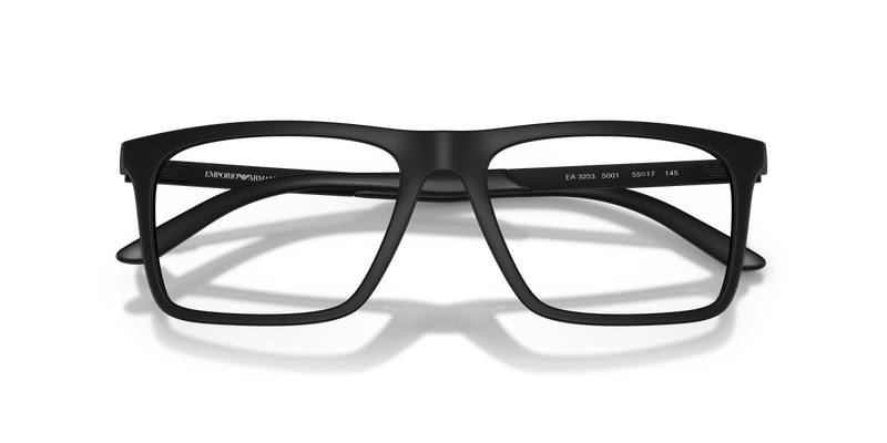 Emporio Armani EA3253 in Matte Black / Demo Lens (5001) - Side View