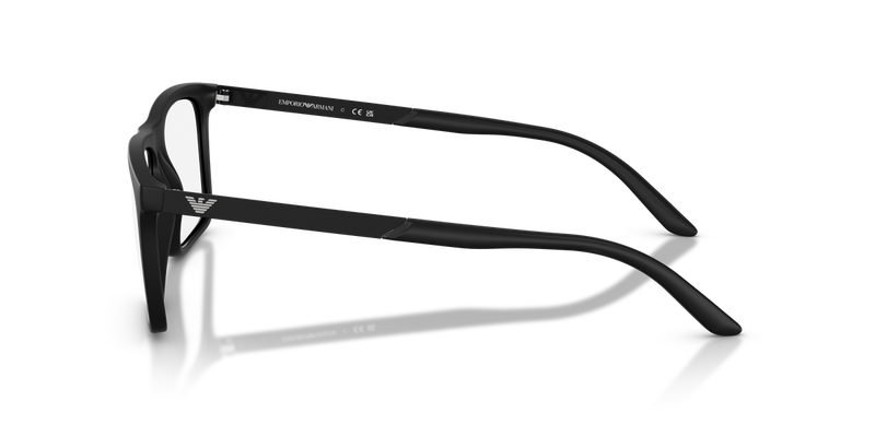 Emporio Armani EA3253 in Matte Black / Demo Lens (5001) - Back View