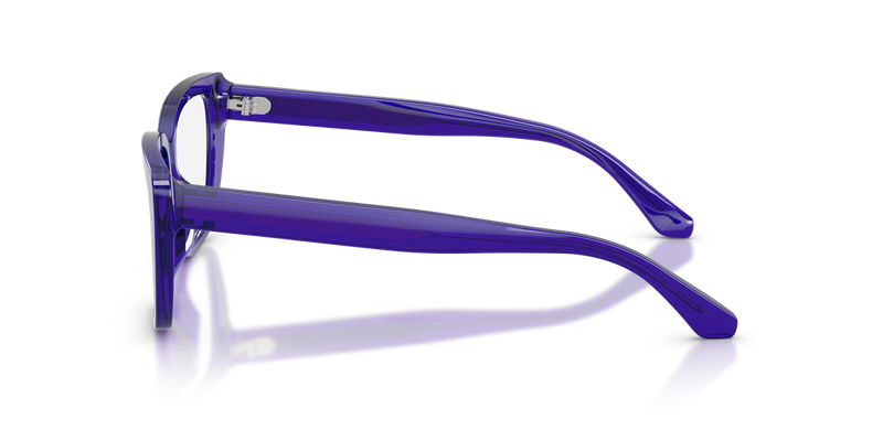 Emporio Armani EA3256U in Shiny Transparent Purple - Alternate View
