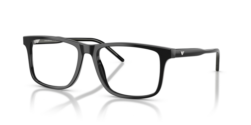 Emporio Armani EA3257F in Shiny Black - Front View
