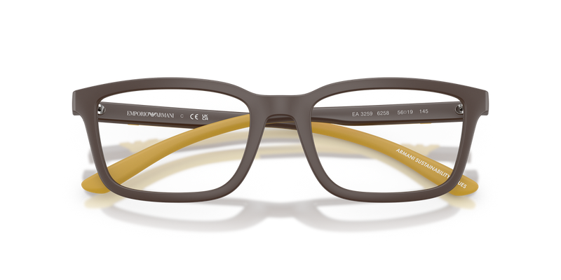 Emporio Armani EA3259 in Matte Brown - Alternate View