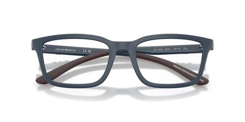 Emporio Armani EA3259 in Matte Blue - Alternate View
