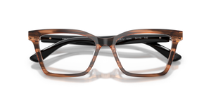 Shiny Striped Brown / Demo Lens (6266)