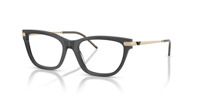 Emporio Armani EA3262 in Shiny Opal Black / Demo Lens (6262) - Front View
