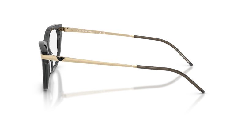 Emporio Armani EA3262 in Shiny Opal Black / Demo Lens (6262) - Back View