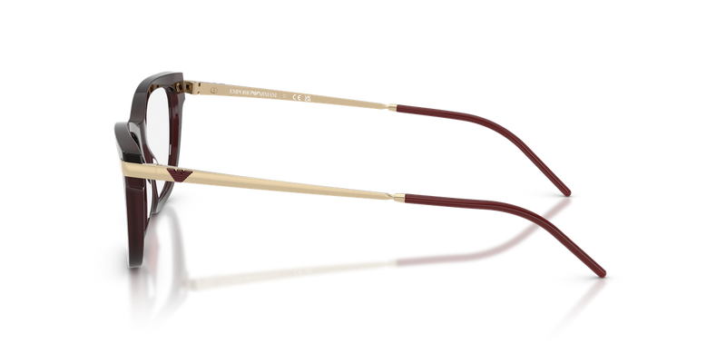 Emporio Armani EA3262 in Shiny Opal Bordeaux / Demo Lens (6265) - Alternate View