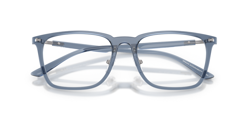 Emporio Armani EA3263D in Shiny Transparent Blue - Alternate View
