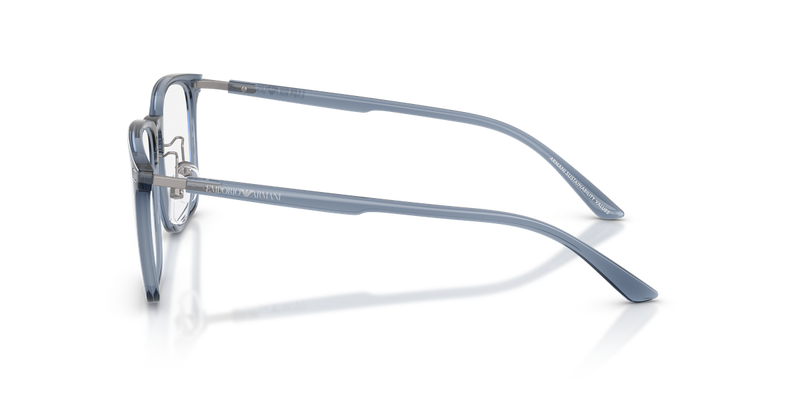 Emporio Armani EA3263D in Shiny Transparent Blue - Alternate View