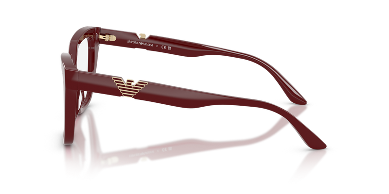 Emporio Armani EA3267U in Shiny Bordeaux / Demo Lens (6323) - Alternate View