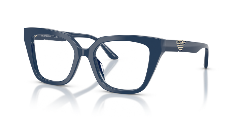 Emporio Armani EA3267U in Shiny Blue / Demo Lens (6325) - Alternate View