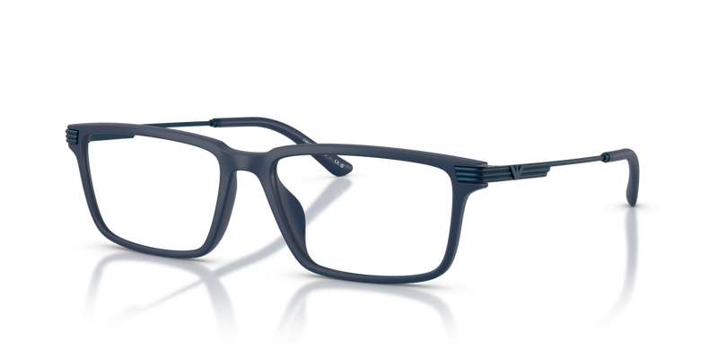 Emporio Armani EA3268U in Matte Blue / Demo Lens (6185) - Alternate View