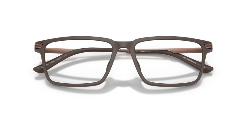 Emporio Armani EA3268U in Matte Brown / Demo Lens (6258) - Alternate View