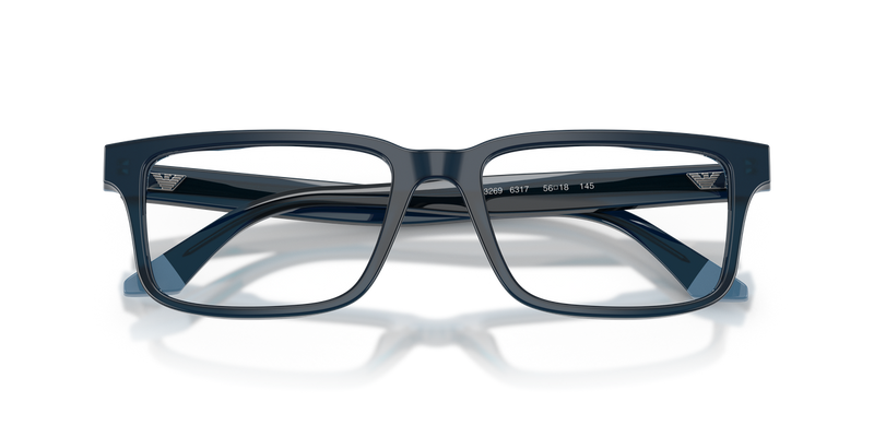 Emporio Armani EA3269 in Opaline Blue / Demo Lens (6317) - Alternate View