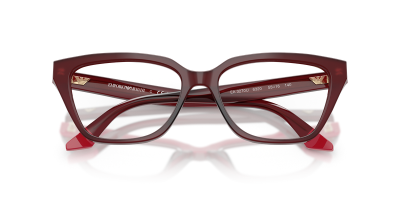 Emporio Armani EA3270U in Opaline Bordeaux/Pink - Alternate View