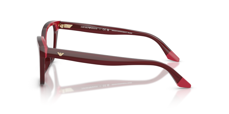 Emporio Armani EA3270U in Opaline Bordeaux/Pink - Alternate View